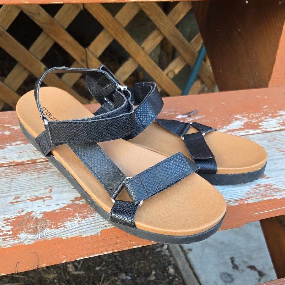 Black Strappy Sandals